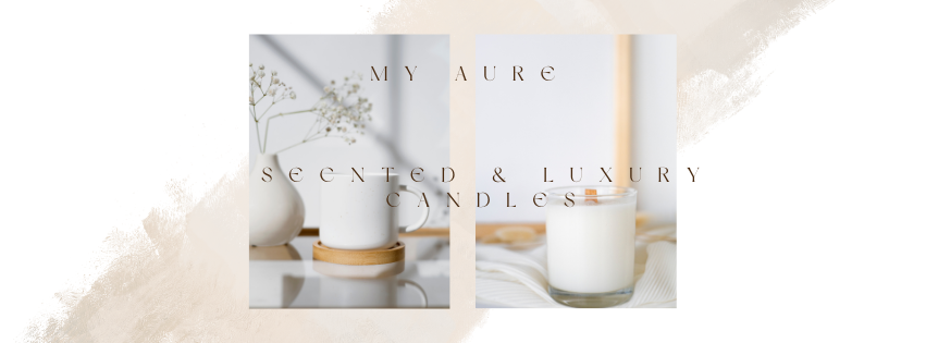 Beige Modern Collage Ceramic & Candle Shop Facebook Cover