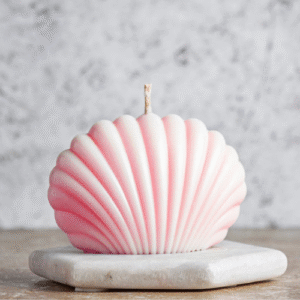 Shell Pink Candle (Set of Two)